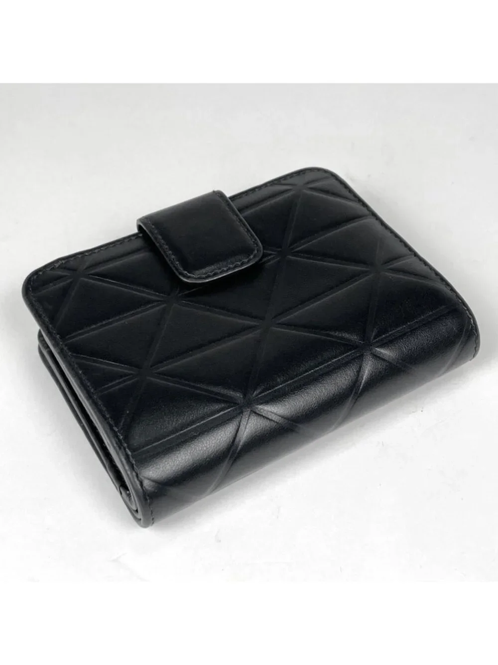 Prada Bifold Wallet Leather Nero